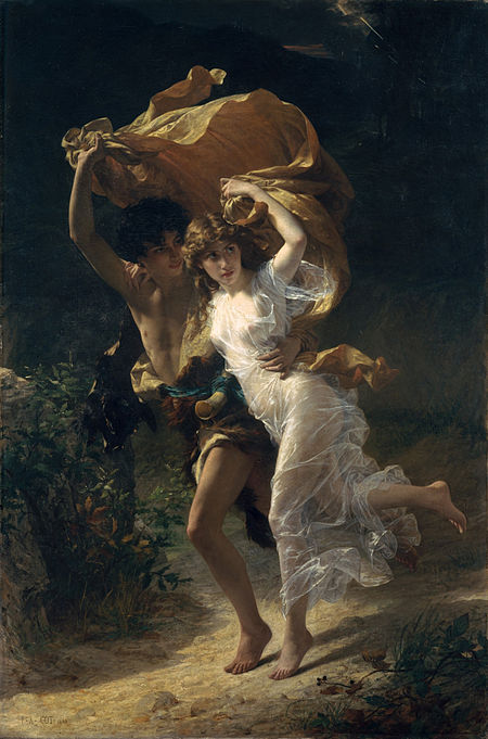 1880, Pierre Auguste Cot: The Storm