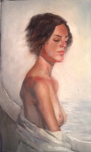 Woman on a boat