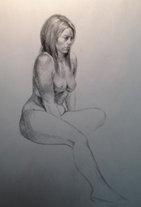 Sitting woman