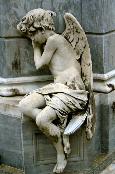 A Statue at La Recoleta Cemetery