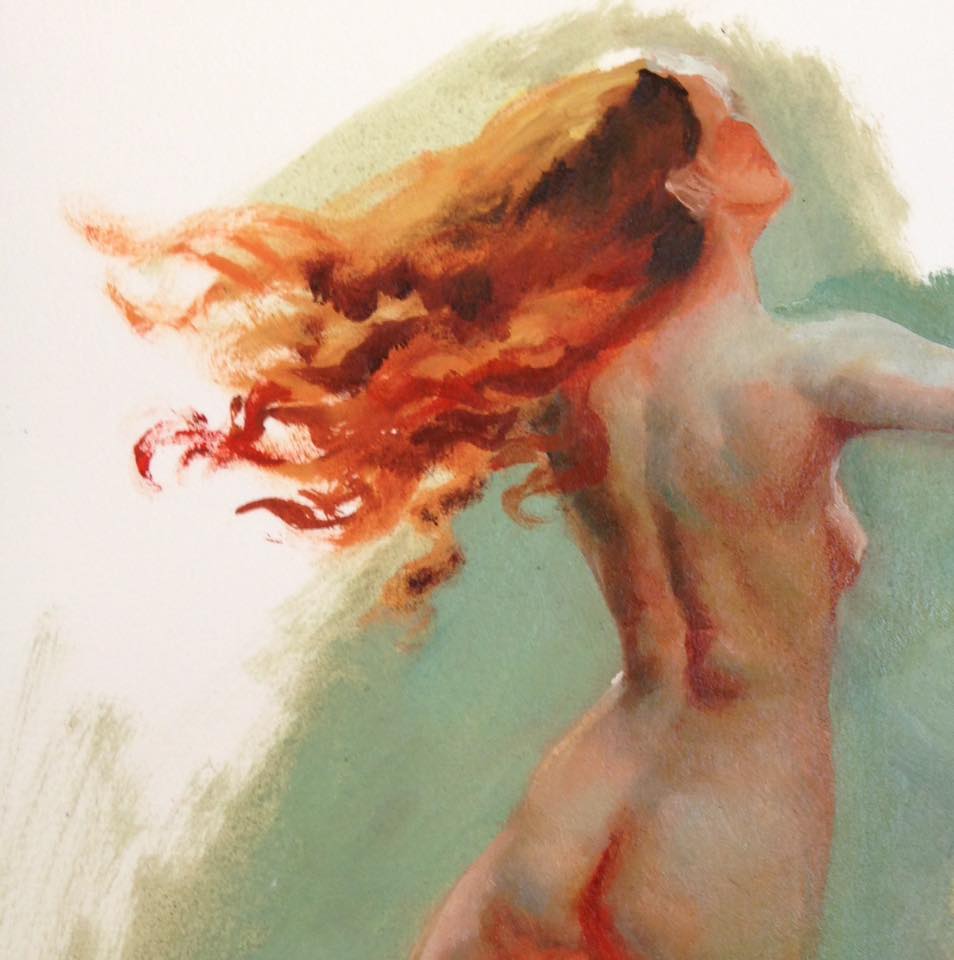 Figure Study in Oil